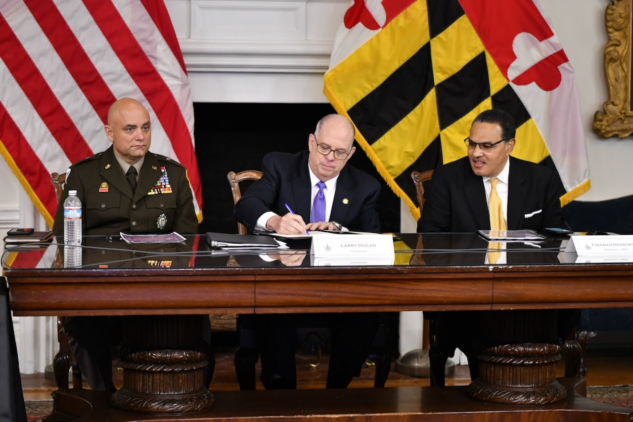 Maryland governor signs 105 bipartisan bills into law